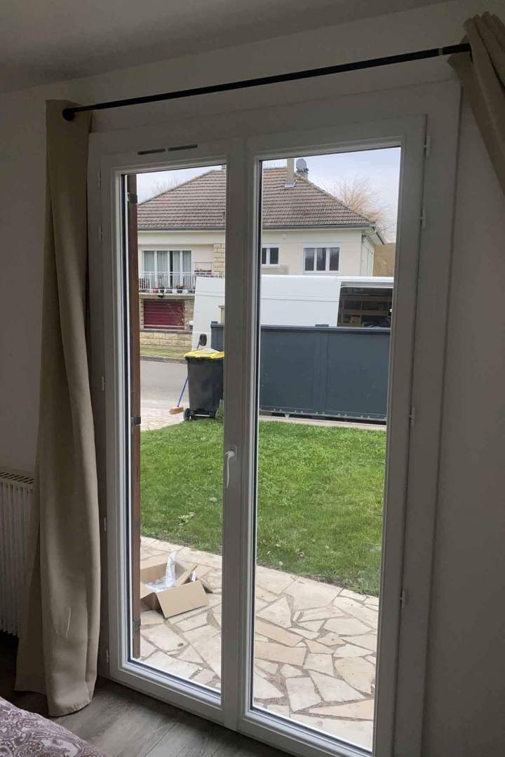 Installation porte PVC Alu Blois