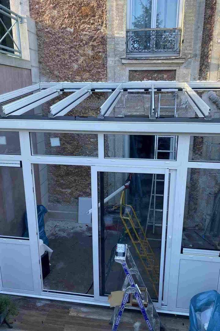 Pose pergola Alu Blois