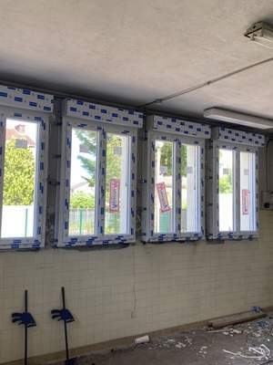 Pose volets PVC Alu Dhuizon